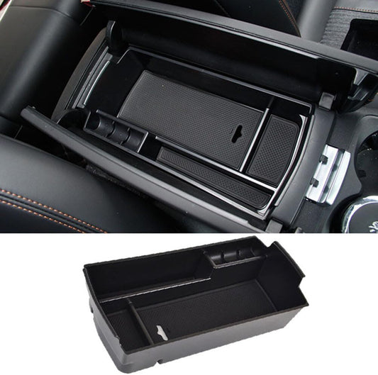 ya 5 8.10 Car Parts Black Interior Armrest Storage Box Holder for Peugeot 3008 2017-2020