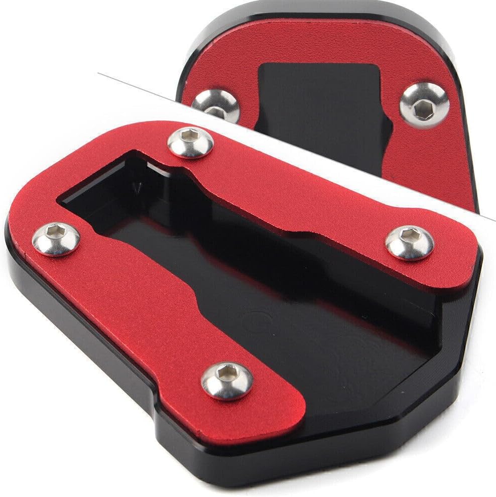 ya 4 8.8.2 for Honda CRF300L CRF300 Rally 2021-22 CNC Side Kickstand Enlarge Plate Pad Red