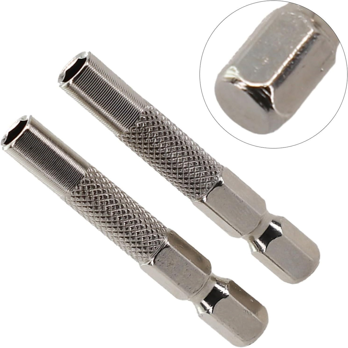 ya 26 10.21 baidi 2x Hex Shank 1/4 Insert Bit Adapter To 4mm Electric Screwdriver Socket Holder