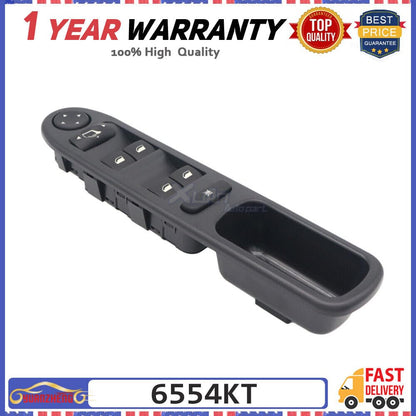 ya 8 8.24 baidi for Peugeot 307 2000-2014 Hatchback CC Wagon 6554KT Main Power Window Switch 