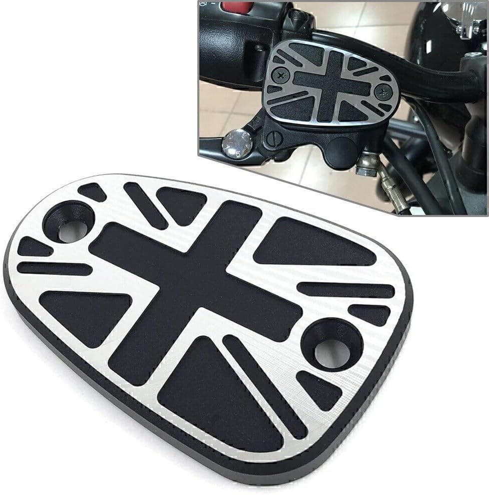 ya 6 8.14 CNC Oil Cup Brake Fluid Reservoir Caps Cover For T100 T120 Black Motorcycle