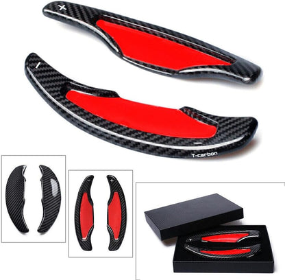 ya 4 8.8.2 Carbon Steering Wheel Shift Paddle Extension Left+Right Fit for Cadillac ATS ATS-L