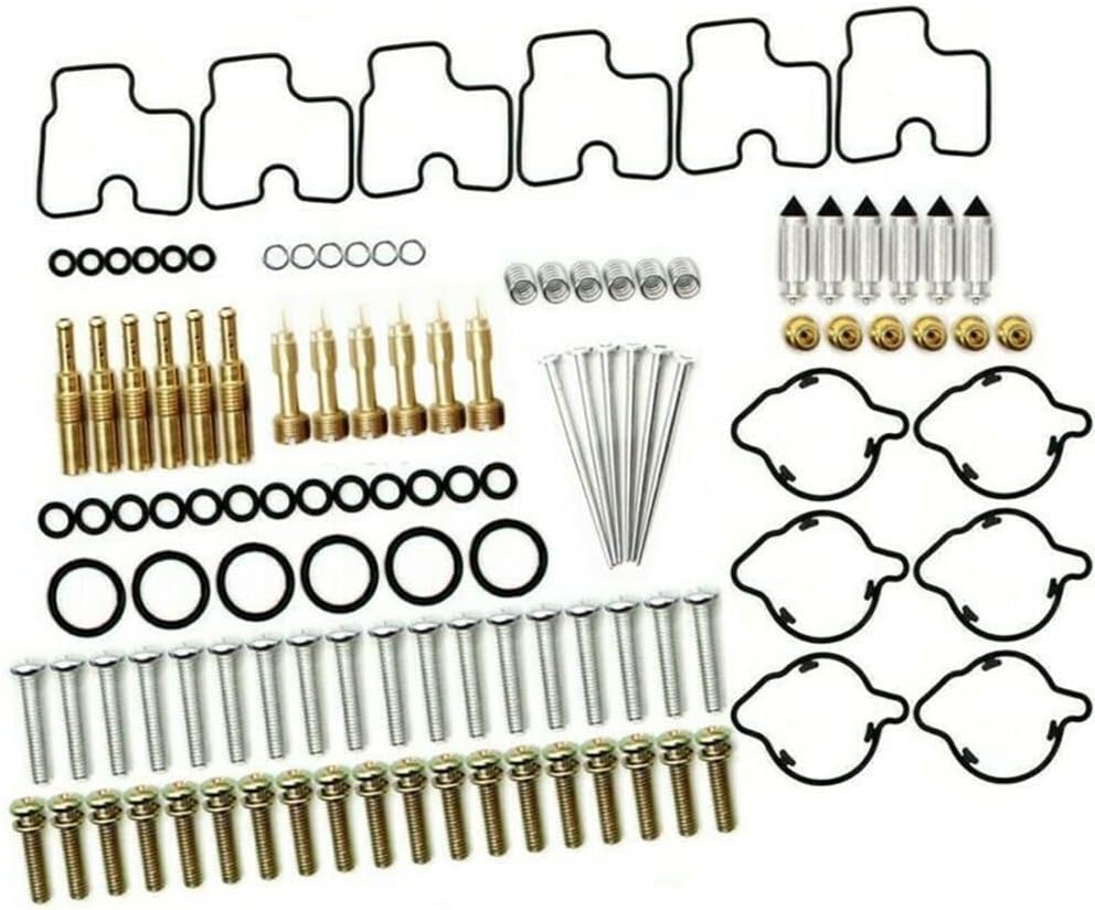 ya 23 10.7 baidi 6x Carburetor Repair Kit For GL1500C GL1500CT Tour Valkyrie 1500 1997-2003 /new