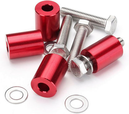 ya 4 8.14 Aluminum Car Hood Vent Spacer Riser Kit For Engine Motor Swap With Mounting Bolt