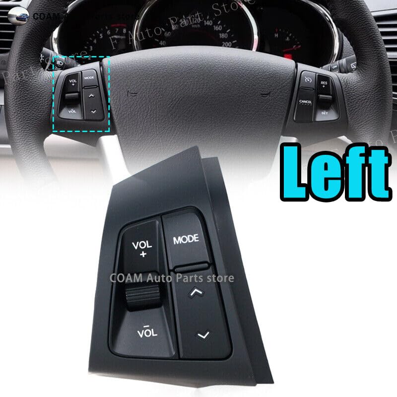ya 4 8.8 LH Suitable for Kia Sorento 2009-2012 Steering Wheel Volume Cruise Control Switch Button 