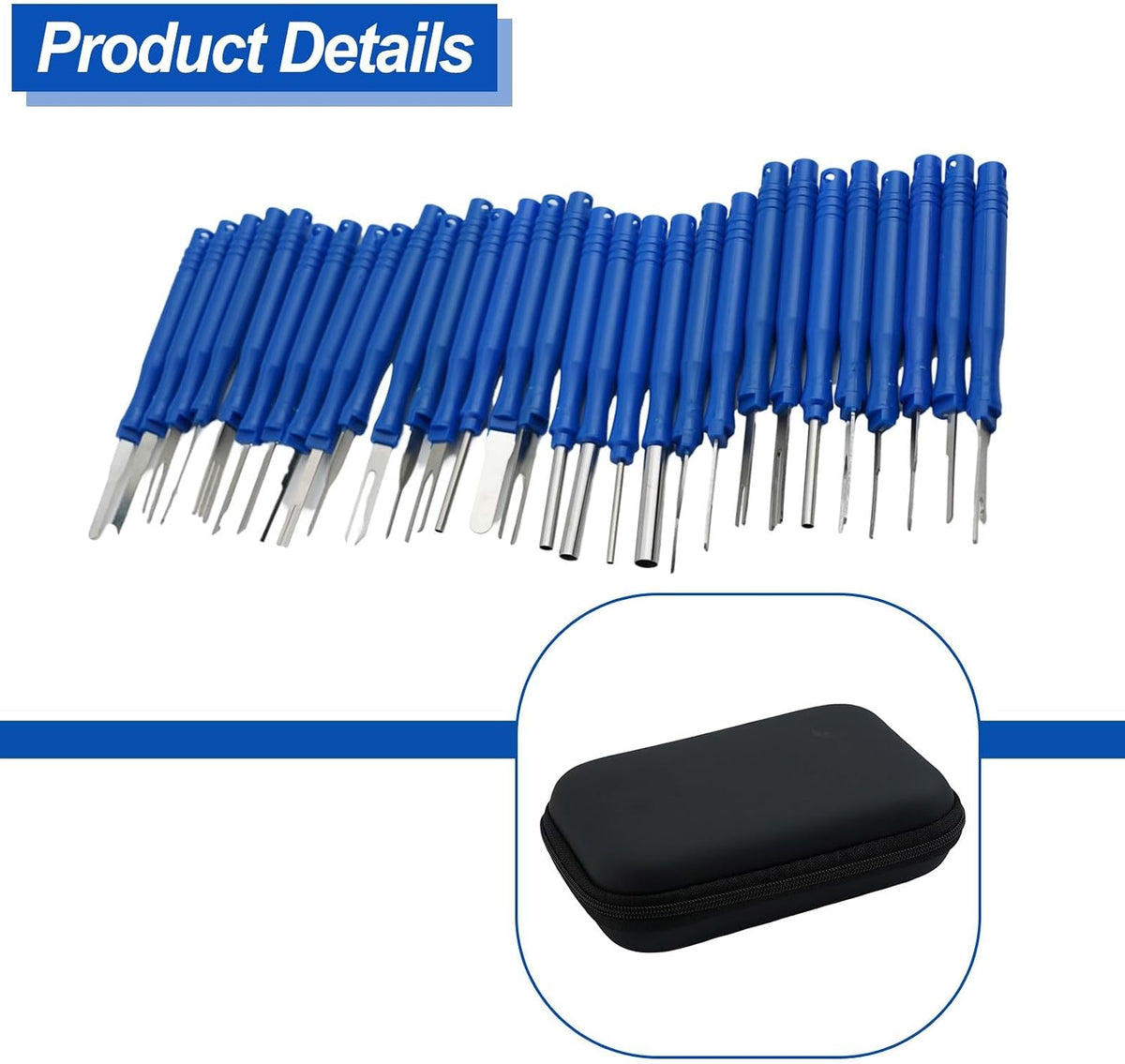 ya 13 9.15 baidi 30Pcs Terminal Removal Tool Kit For Electrical Connector Pin Extraction