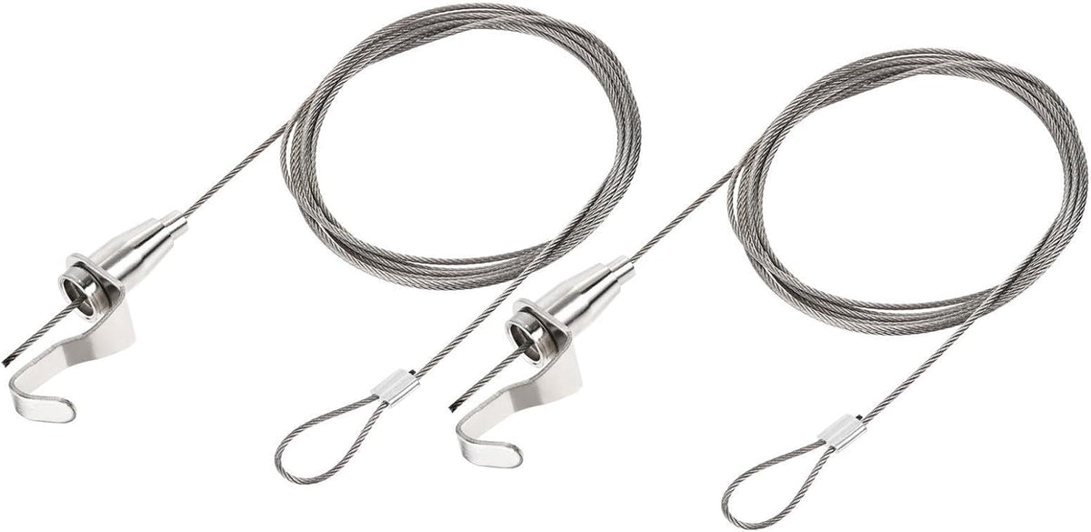 ya 26 10.21 baidi Picture Hanging Wire Kit, 2pcs 2M Adjustable Rail Hanging System, Load 66 lbs