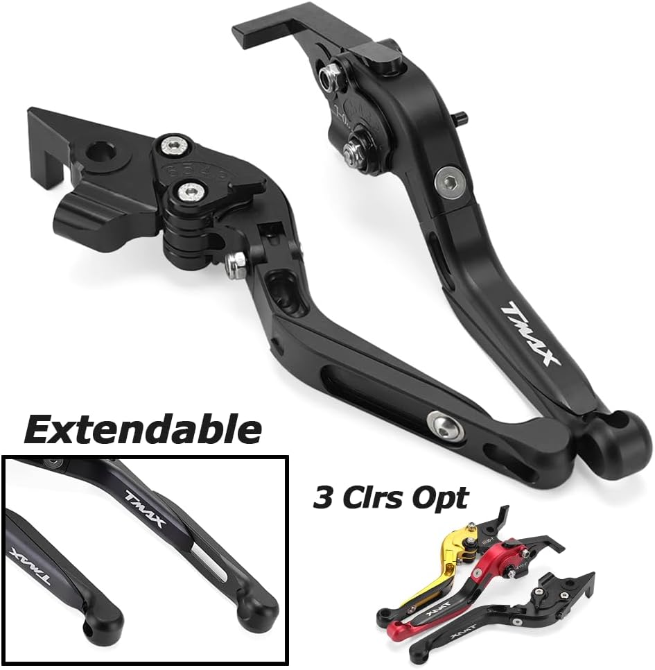 ya 4 8.14 Extendable Folding Adjustable Clutch Brake Lever for Yamaha XP 500 530 560 T-Max
