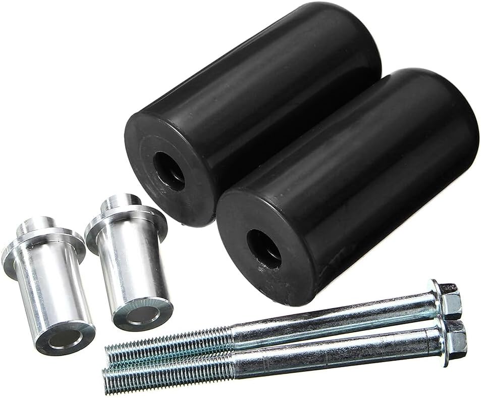 ya 2 8.15 Universal Motorcycle Frame Sliders Anti Crash Protector Fit for Suzuki for Yamaha Black