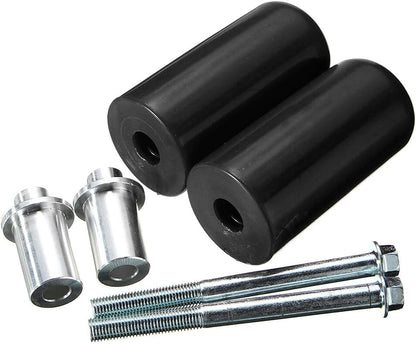 ya 2 8.15 Universal Motorcycle Frame Sliders Anti Crash Protector Fit for Suzuki for Yamaha Black