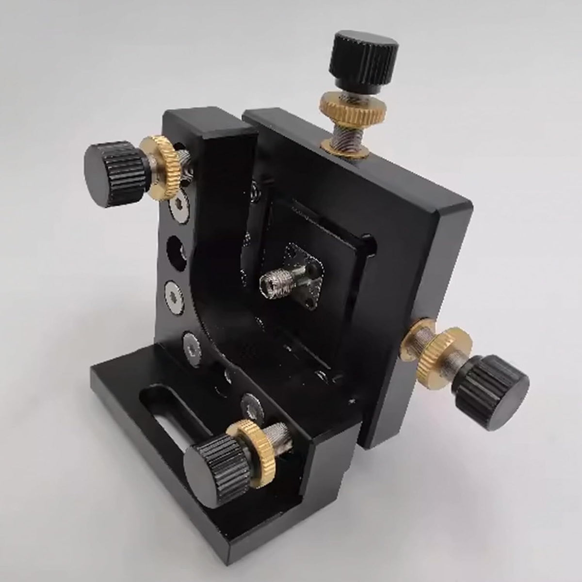 ya 16 10.20 baidi Precision Fiber Coupler Manual Fiber 4D Translation Stage Adjustment ¡À2mm ¡À4¡ænA