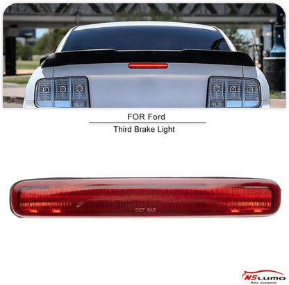 ya 7 8.24 baidi High Mount Red Lens LED Rear Third Brake Light for 2005-2009 for Ford for Mustang 