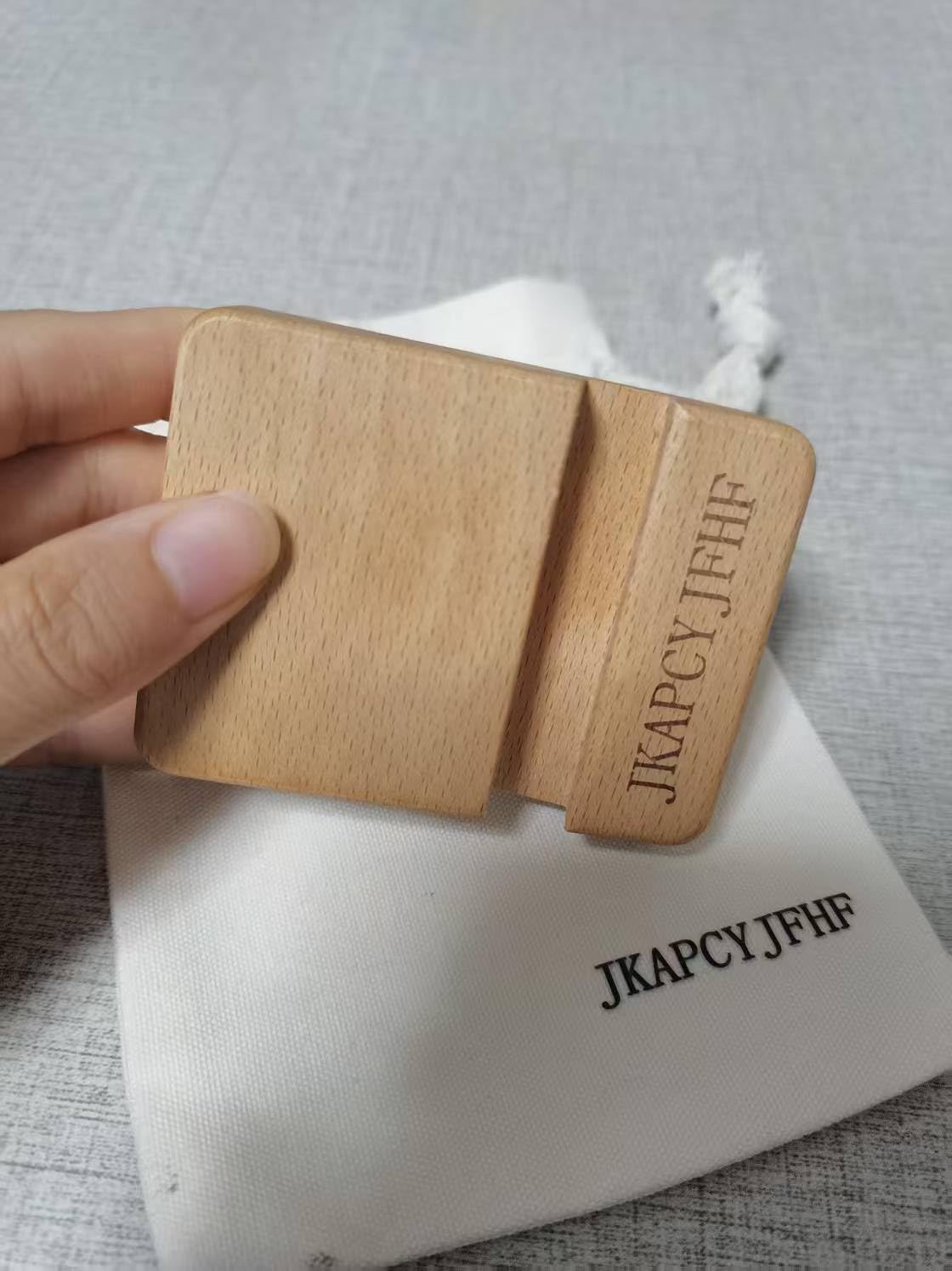ya 7 8.24 baidi Wooden Phone Holder
