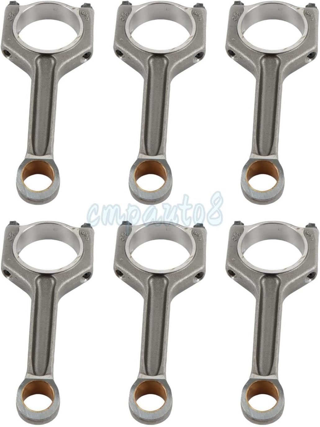 ya 11 9.14 baidi6pcs Connecting Rods 11247624615 for BMW 535i 40i F10 F30 M2 M3 M4 X6 N55 S55 3L