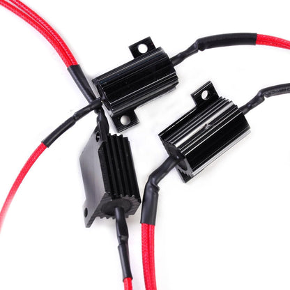 ya 4 8.14 4x LED Bulbs Load Resistor Corrector Turn Signal Light Park Indicator Flasher 