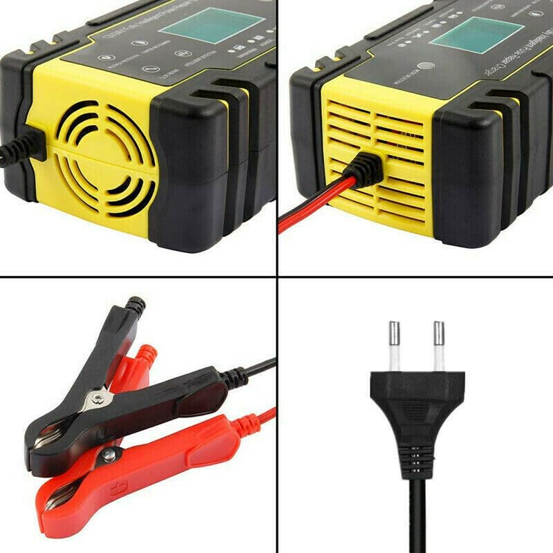 ya 6 8.24 baidi Car Battery for Charger 12/24V 8A Touch Screen Digital LCD Display Pulse Repair Tool