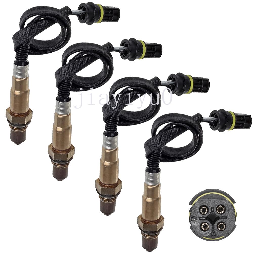 ya 3 8.24 baidi 4pcs Oxygen O2 Sensor for 2005-2009 for Mercedes-Benz SL600 SL65 AMG V12 Front+Rear