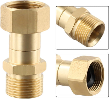 ya 26 10.21 baidi M22 14mm Thread-Pressure Washer Swivel Joint Kink-Connector Hose Fitting AU