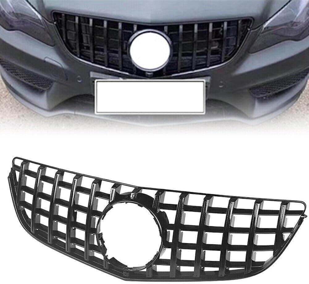 ya 2 8.15 GT R Black Car Front Upper Grille for 2014-2016 15 for Benz E-Class C207 W207