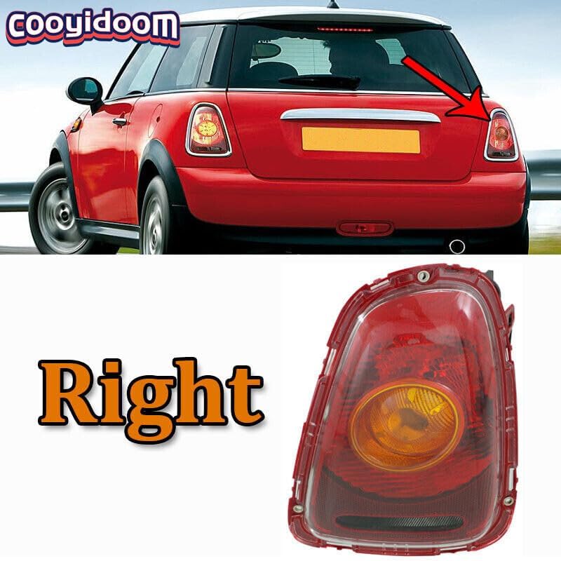 ya 7 8.24 baidi For COOPER 2007 2008 2009 2010 Right TAIL LAMP Yellow Turn Indicator Hatchback