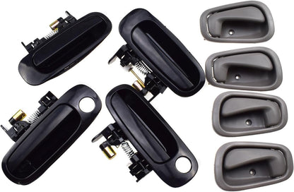 ya 5 8.10 Front and rear left and right exterior interior door handles for Toyota for Corolla 98-02 8 pieces
