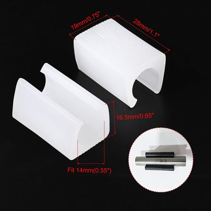 ya 26 10.21 baidi 14mm Chair Leg Cover, 24Pcs Plastic Non-Slip Furniture Feet Protectors White