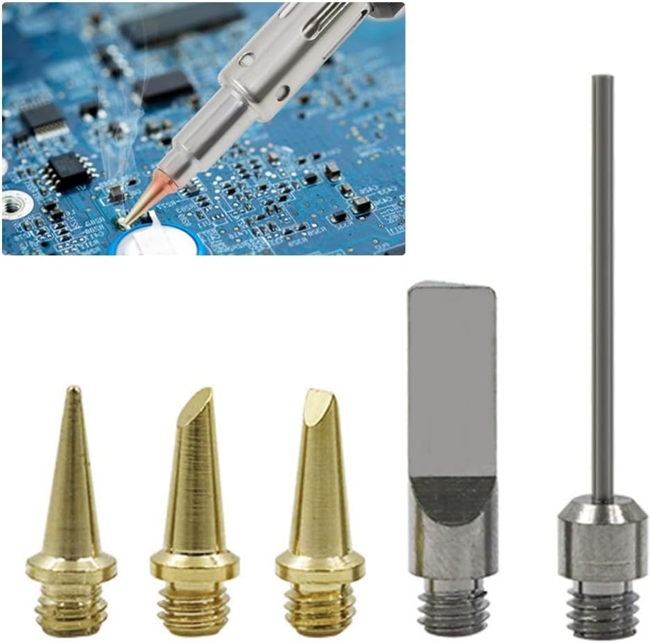 ya 28 10.13 baidi Soldering Iron Tip Soldering Tips Torch Pen Replaceable Tool Silver