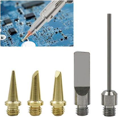 ya 28 10.13 baidi Soldering Iron Tip Soldering Tips Torch Pen Replaceable Tool Silver