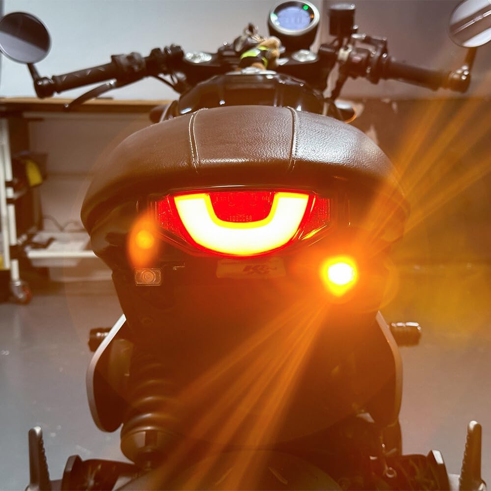 ya 13 9.15 baidi Rear LED Turn Signal Light Blinker Flash Indicator for Ducati Sc for Ram bler 800/803