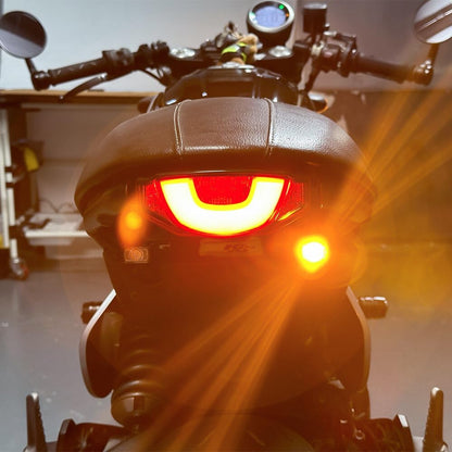 ya 13 9.15 baidi Rear LED Turn Signal Light Blinker Flash Indicator for Ducati Sc for Ram bler 800/803