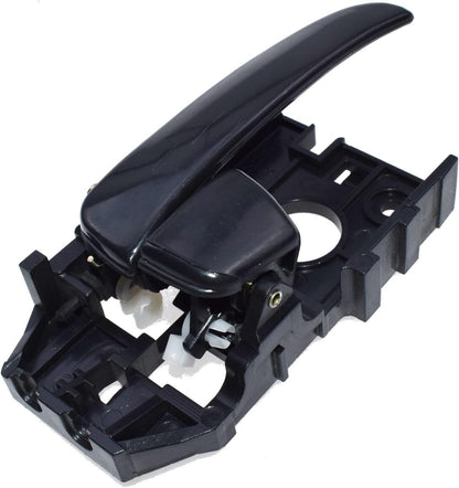 ya 4 8.14 Front Right Inside Door Handle for 2001-06 for Hyundai for Elantra Black Passenger Side