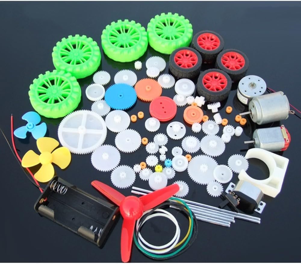ya 4 8.14 69 Pcs Toy Motor Accessories Gear Package Parts Mechanical Model