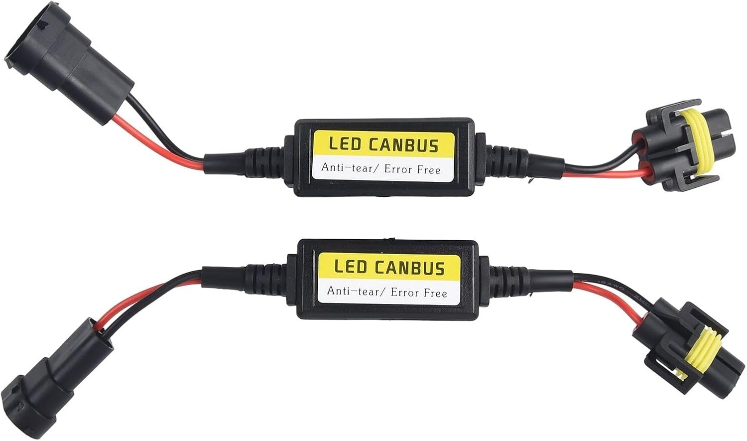ya 4 8.14 2X LED H11 Headlight Canbus Error Anti-Flicker Resistor Canceller-Decoder
