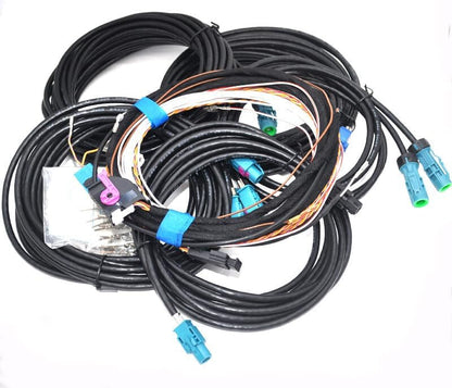 ya 2 8.15 retrofit 360 Surround Reverse Camera Cable Wiring kit for VW mqb for Tiguan for Golf CC