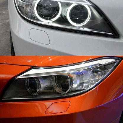 ya 4 8.14 Clear Front Headlight Headlamp Lens Cover Left + Right for BMW E89 Z4 2009-2013
