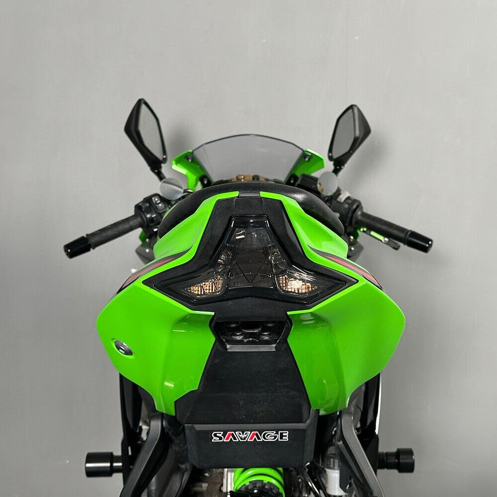 ya 4 8.24 baidi LED Tail Light Brake Turn Signal Indicator for Kawasaki NINJA ZX-6R ZX10R ZX10RR