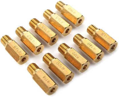 ya 7 8.24 baidi 10pcs Main Jet for Honda for Kawasaki PWK Keihin Carburetor Main Jet PWK PE OKO KOSO