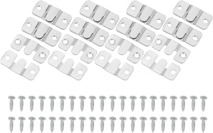 ya 26 10.21 baidi Flush Mount Bracket, 20 Pcs Iron 44x19 mm / 1.73x0.74 inch