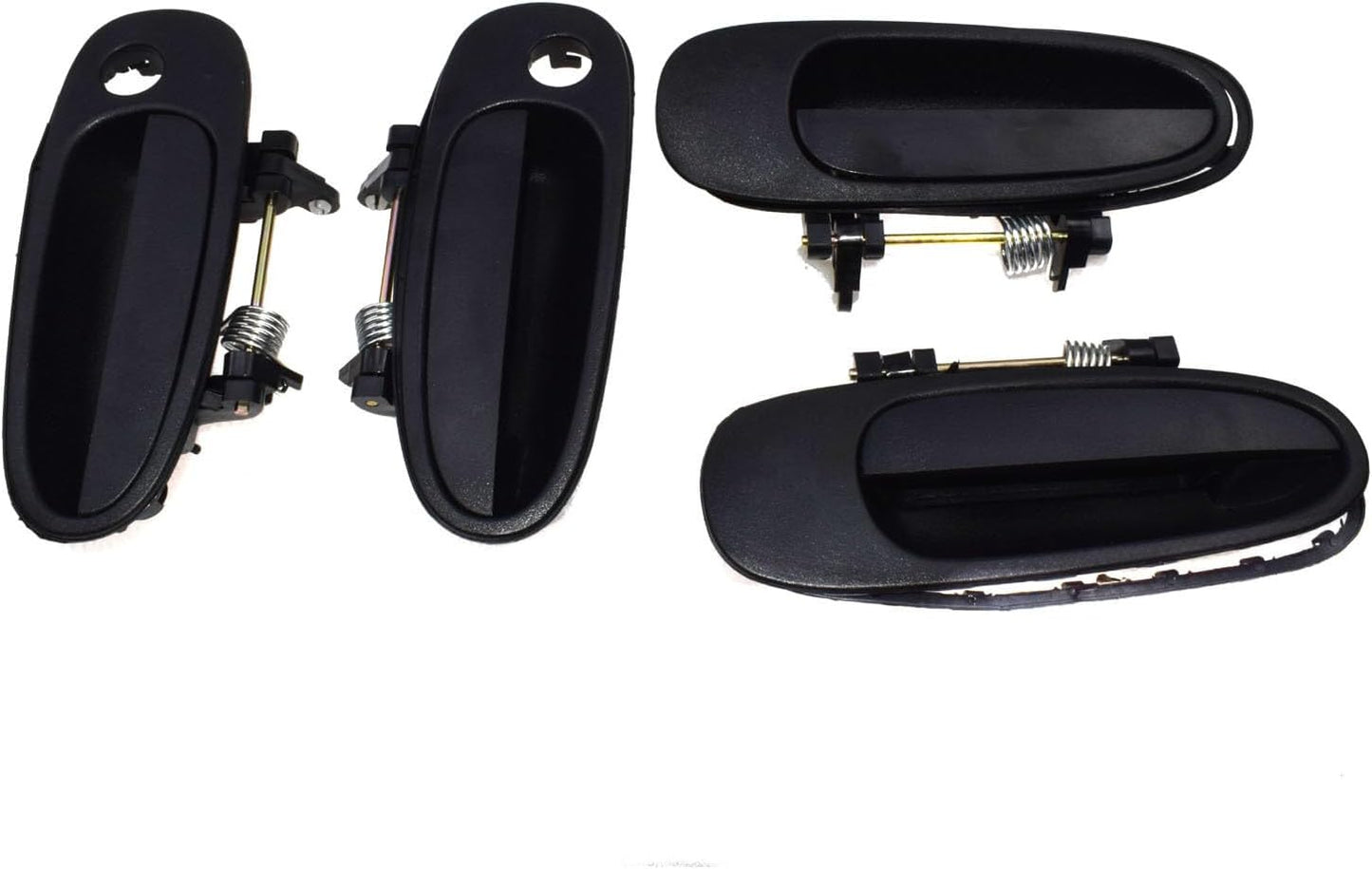 ya 5 8.10 for Toyota for Corolla 93-97 Exterior Door Handle Front and Rear Left Black 4 pcs