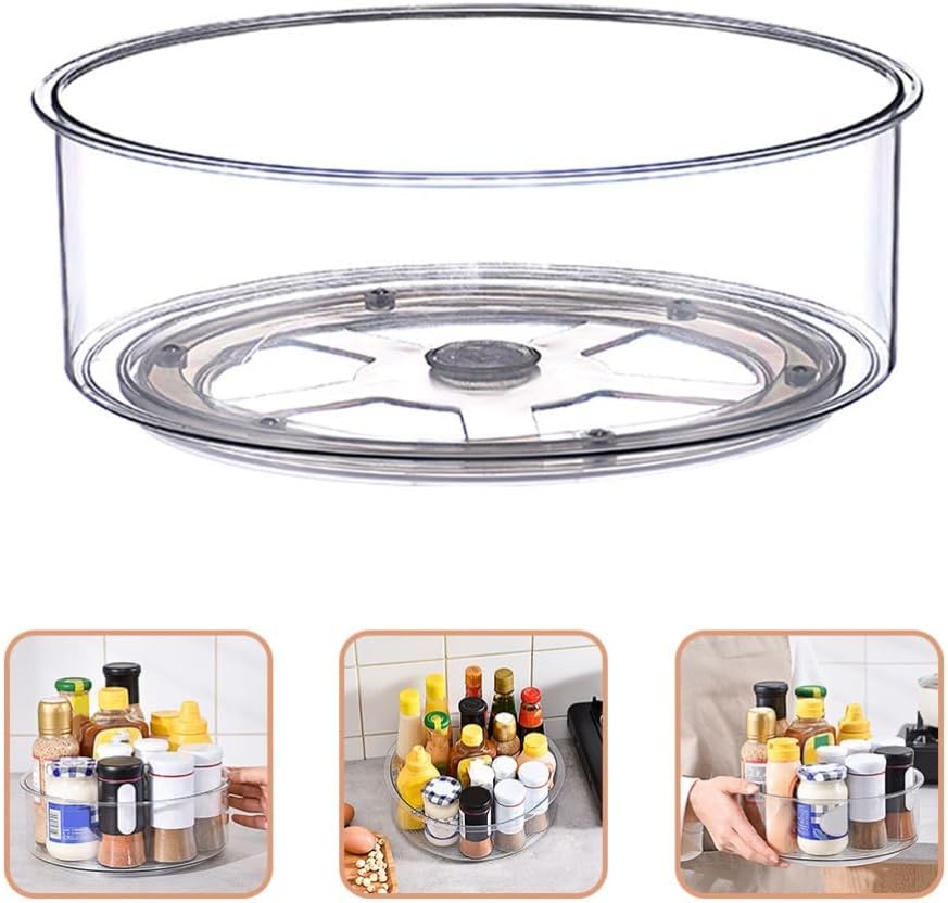 ya 26 10.21 baidi Rotating Shelf Countertop Spice Rack Organizer Stora Tray Kitchen Organiser