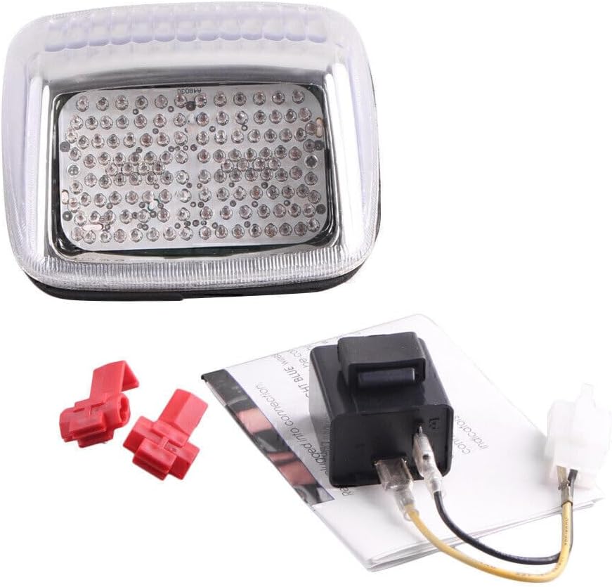 ya 5 8.24 baidi Clear Tail light turn signal Light Fit Harley Deuce All Years/V-ROD 2002-2011