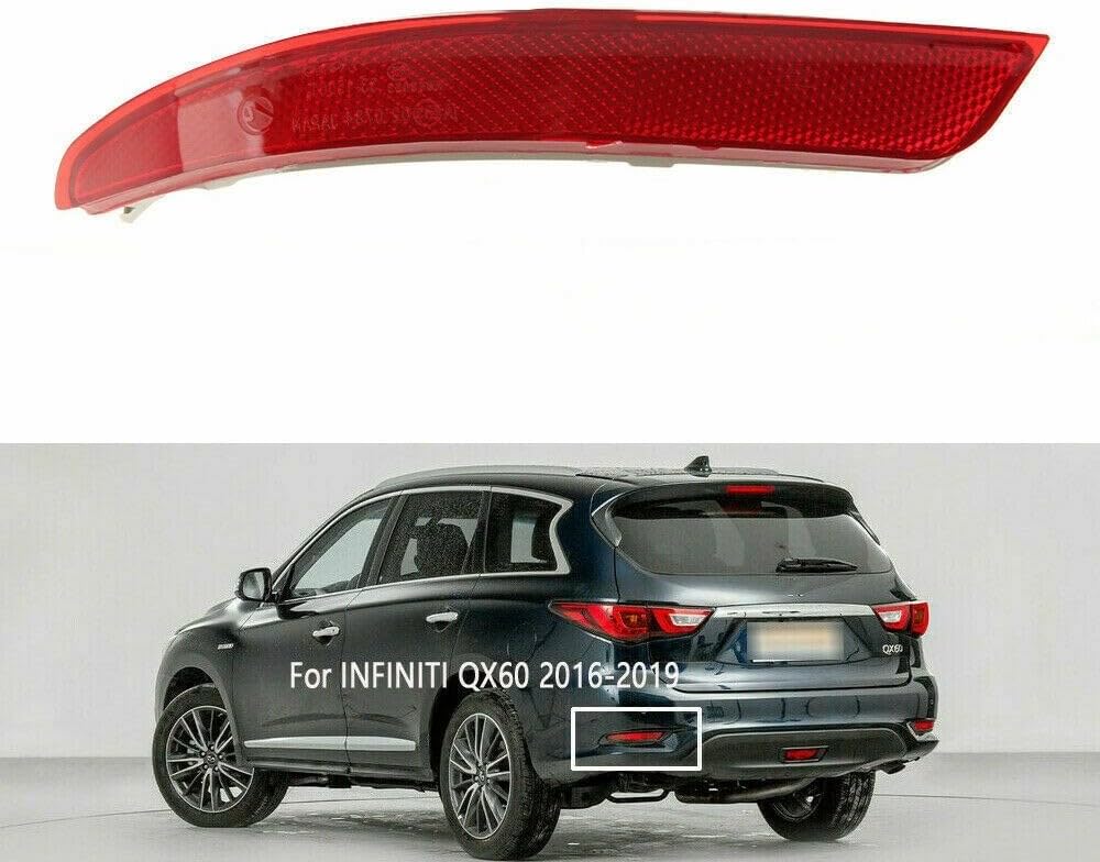 ya 13 9.15 baidi Bumper Light REAR REFLECTOR Replacement ABS Plastic Accessory Car Part