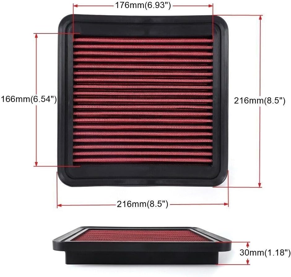 ya 13 9.15 baidi 33-2304 Per for MAN ce Air Filter for Subaru Outback WRX STi Legacy Impreza