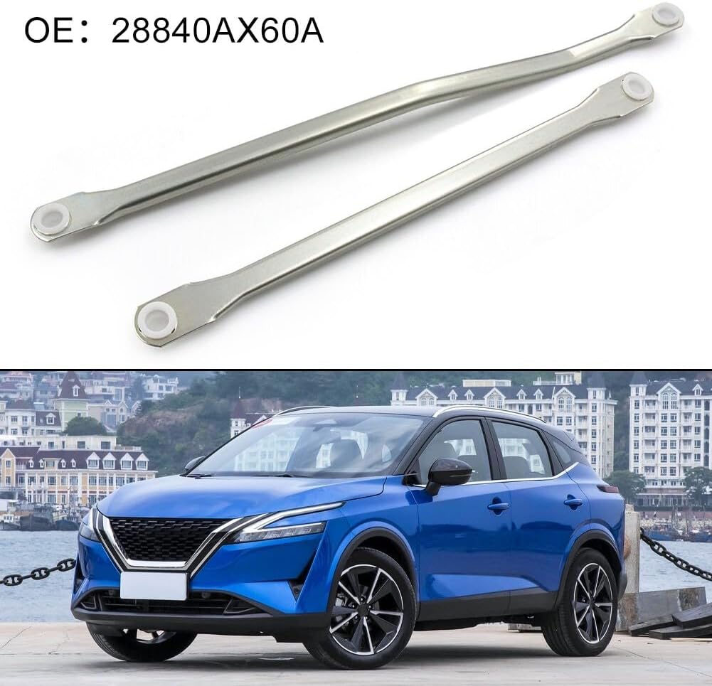 ya 6 8.24 baidi 2pcs Windscreen Wiper Rod Linkage Repair Set 28840AX60A Replacement for for Nissan