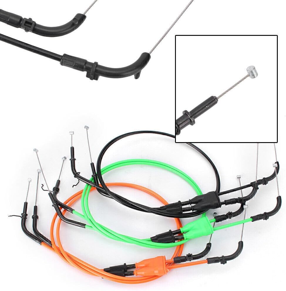 ya 4 8.8.2 Motorcycle Throttle Cable Accelerator Wire Line Fit for Kawasaki ZX6R 07-2008