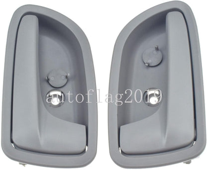 ya 4 8.24 baidi Pair of Gray Interior Door Handles Left and Right Side for 2003-2005 for Kia Rio 