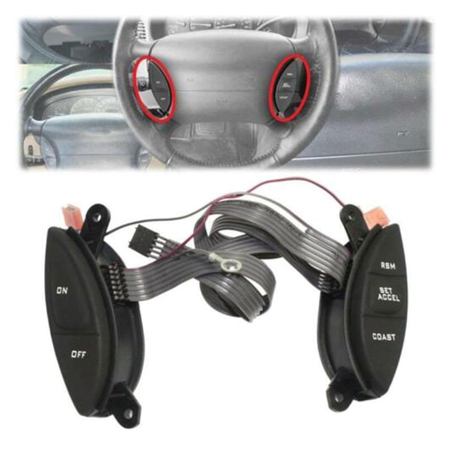ya 4 8.8 F87A9D809BA for 1998-03 for Ford Ranger SW-5928 Steering Wheel Cruise Control Switch
