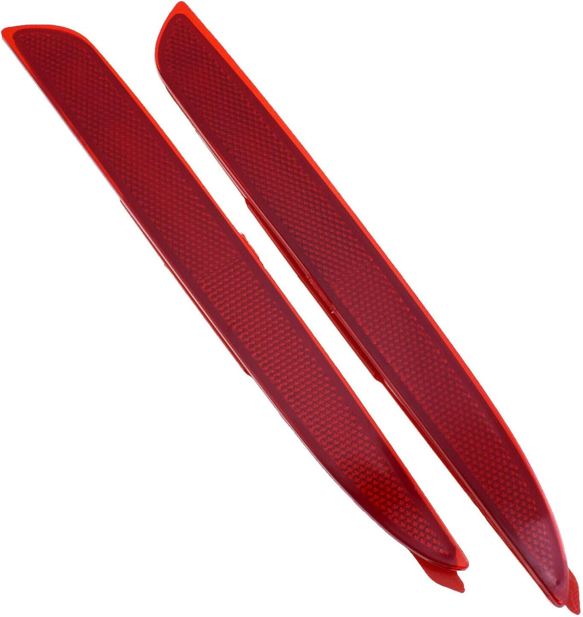 ya 4 8.10 Pair of Red Lens LED Rear Bumper Reflector Stop Brake Lights for 2010-2013 for Mazda 3 