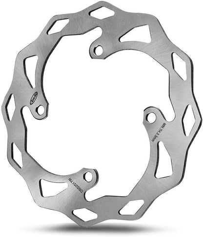 ya 13 9.15 baidi Rear Brake Disc Rotor Fit for Kawasaki KX125 2003-2005 & KLX450R 2007-2016 Silver