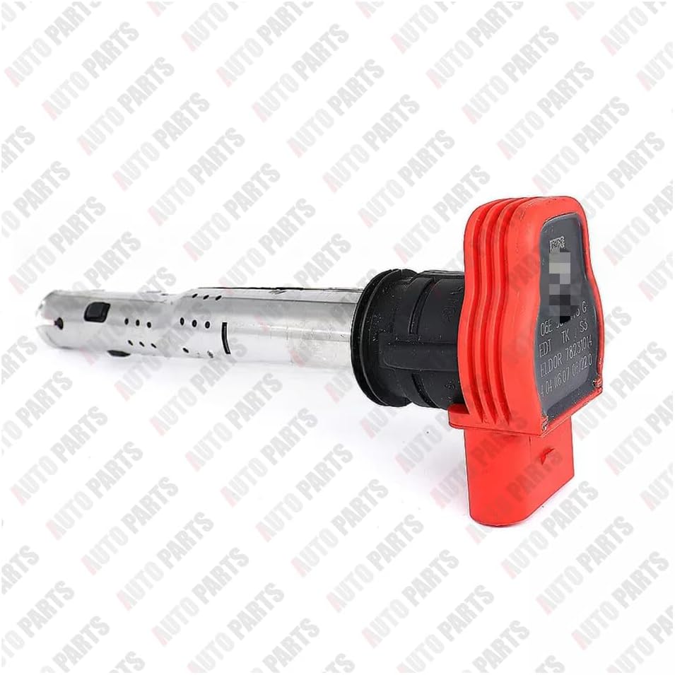 ya 9 10.24 4 ignition coils red compatible with for Audi S4 S5 A6 S6 A7 Q7 3.0T 4.2 5.2-